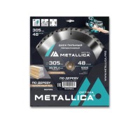 Пильный диск по дереву METALLICA Optima 305x30/25,4 мм 48 зубов, Т=3,2 мм прод/поперечн 902981