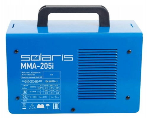Сварочный инвертор SOLARIS MMA-205i