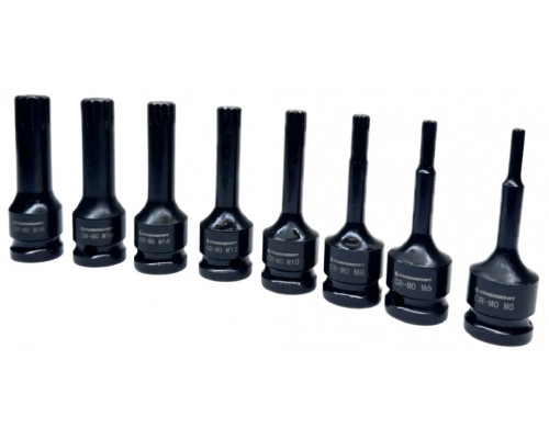 Набор ударных головок 1/2" STANKO CS122489 XZN, 8 предметов
