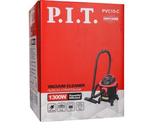 Пылесос для строительных работ P.I.T. PVC15-C