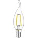 Лампа светодиодная GAUSS Filament Cвеча на ветру E14 7W 2700К LED (в упаковке 3шт) [104901107T]