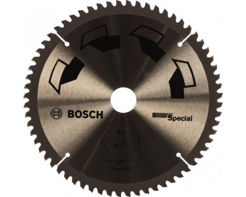 Пильный диск по дереву BOSCH 250x30 64T SPECIAL [2609256895]