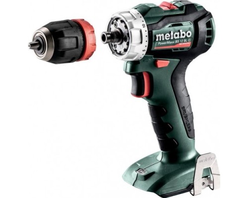 Аккумуляторный шуруповерт METABO PowerMaxx BS 12 BL Quick бесщеточная, без АКБ и ЗУ, Metaloc [601039840]