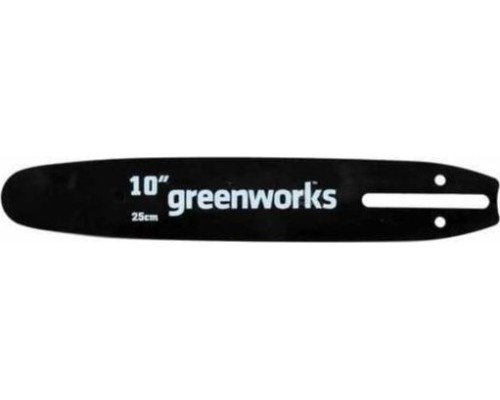 Шина для цепной пилы GREENWORKS 2003807 25 см [2949207]