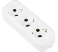Розетка KRAMER 11-8712  3 гнезда с/з PROconnect «Эконом»