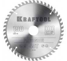 Пильный диск по дереву KRAFTOOL 36952-190-30 PRECISSION 190х30мм 48T