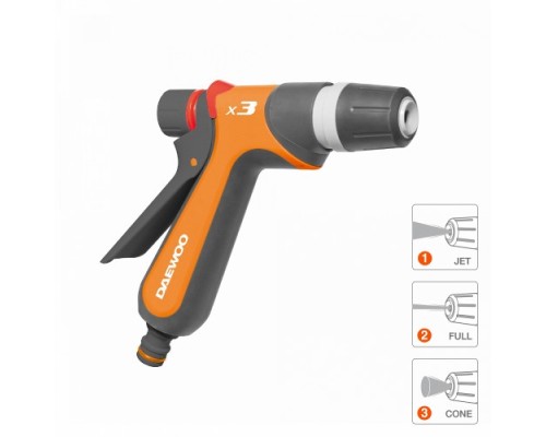 Пистолет для полива DAEWOO DWG 1010 Jet Spray Gun x3