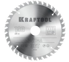 Пильный диск по дереву KRAFTOOL Optima 190х30мм 36T [36951-190-30]