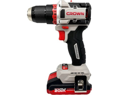Дрель-шуруповерт аккумуляторная Crown CT21128HMX-2 BMC