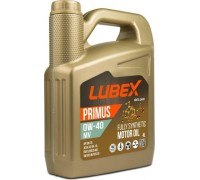 Масло моторное Lubex PRIMUS MV 0W40 4 л. синтетическое L034-1321-0404