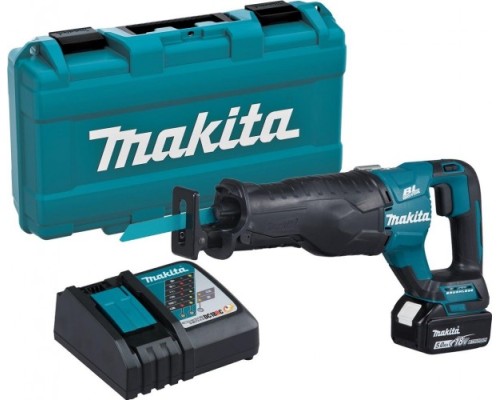 Пила сабельная аккумуляторная MAKITA DJR 187 RT с бесщеточным двигателем [DJR187RT]