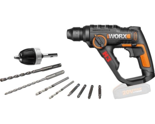 Перфоратор аккумуляторный WORX WX390.9 H3 без АКБ и ЗУ [WX390.9]