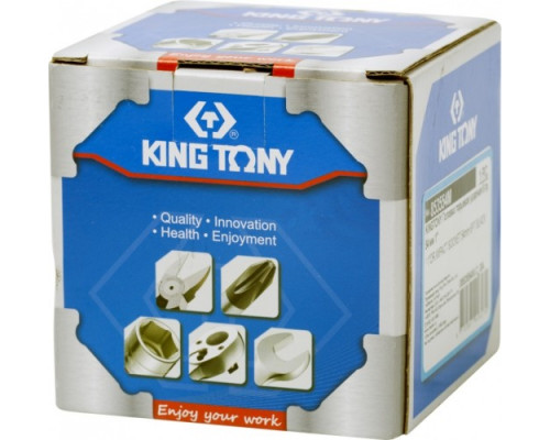 Ударная головка шестигранная с посадкой 1" KING TONY 853554M 54 мм