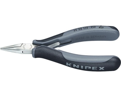 Круглогубцы прецизионные антистатические KNIPEX 3522115ESD 115 мм [KN-3522115ESD]