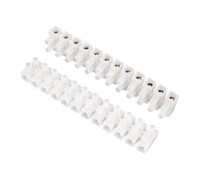 Клеммная колодка REXANT 07-5035 ( уп. 10 штук ) винтовая КВ-35 (10-35 мм²), ток 80А, белая (ЗВИ)  07-5035