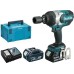 Гайковерт аккумуляторный MAKITA DTW 1001 RTJ ударный, бесщеточный [DTW1001RTJ]