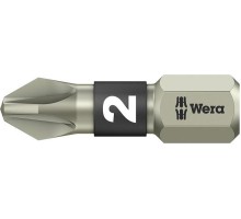 Бита для заворачивания, нержавеющая сталь WERA 3855/1 TS PZ 2, 25 мм WE-071021 [WE-071021]