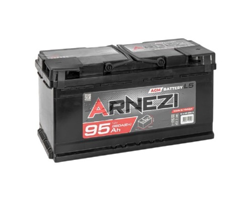 Аккумулятор ARNEZI AGM Start-stop 95 А/ч обратная R(+) 353x175x190 L5 EN 850 А [E4090950]