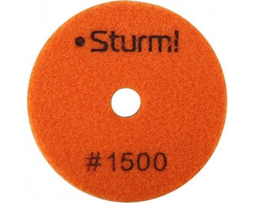 Шлифовальный круг по камню STURM 9012-D100-1500 алмазный гибкий, 100 мм, сухое шлиф.