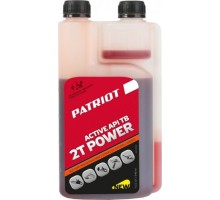 Масло для 2-тактных двигателей PATRIOT Power Active 2T 0,946 л с дозатором 850030568