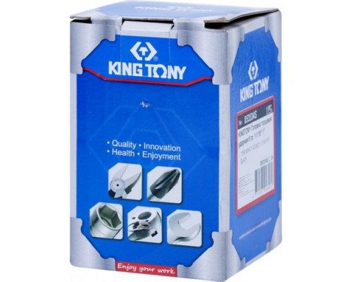 Головка торцевая ударная KING TONY 6-гранная 1", 1-1/16", дюймовая 853534S
