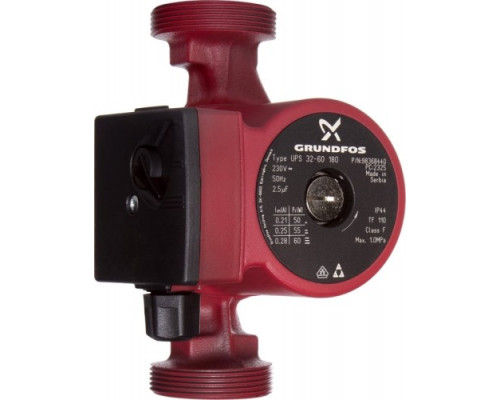 Циркуляционный насос Grundfos UPS 32-60 EU с гайками, 98368440