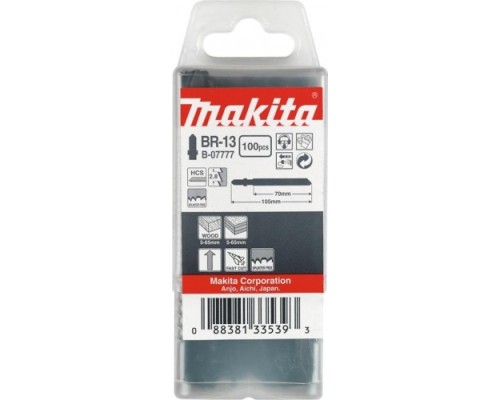Пилки по дереву MAKITA B-07777 вr-13, 100 шт. Пилки по дереву MAKITA B-07777 вr-13, 100 шт.