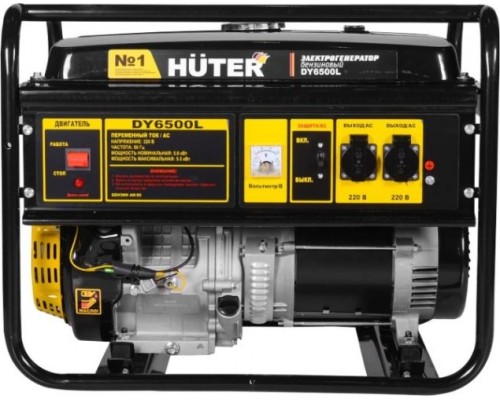 Генератор бензиновый HUTER DY 6500 L 64/1/6 – надежный источник энергии Генератор бензиновый HUTER DY 6500 L 64/1/6 – надежный источник энергии