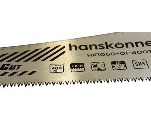 Ножовка по дереву HANSKONNER HK1060-01-4007 400мм, чистый рез