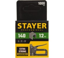 Скоба STAYER MASTER 12 мм для степлера плоские тип 140, 1000 шт 31610-12
