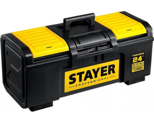 Ящик для инструмента STAYER TOOLBOX-24 пластиковый, professional [38167-24]