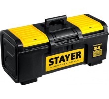 Ящик для инструмента STAYER TOOLBOX-24 пластиковый, professional 38167-24