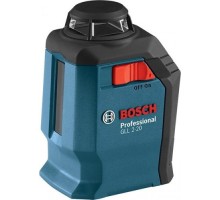 Нивелир BOSCH GLL 2-20 [0601063J00] 4x1,5 В LR6 (AA), держатель, отражатель, кейс