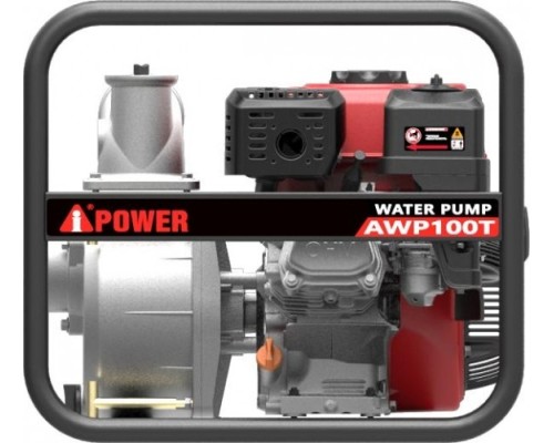 Мотопомпа бензиновая A-IPOWER AWP100T для грязной воды [30241]