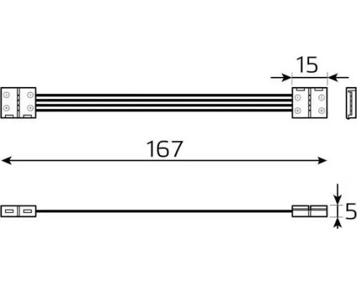 Набор коннекторов GAUSS BT434 basic для led-ленты-5050 12v 10mm ip20