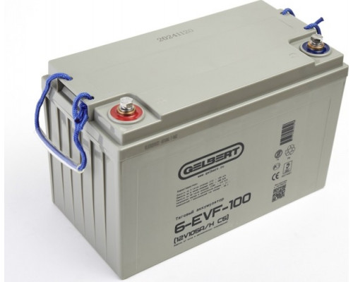 Аккумулятор GELBERT 6-EVF-100 тяговый 12V 105A/H C5