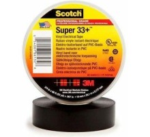 Изолента ПВХ морозостойкая, высшего класса 3M Scotch® Super 33+ 19 мм х 20 м [7000042541]