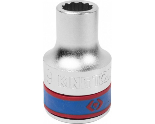 Головка двенадцатигранная 1/2" KING TONY 433009M 9 мм