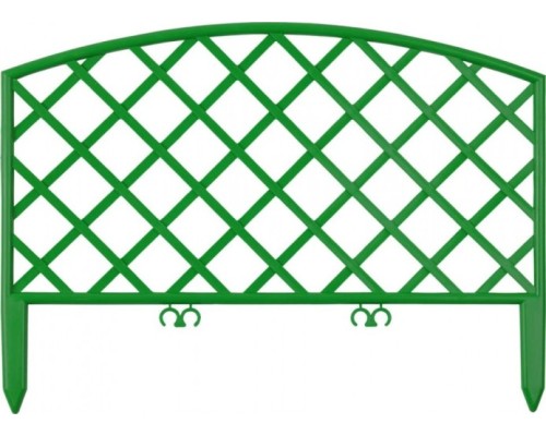 Забор садовый GRINDA ПЛЕТЕНЬ декоративный 24x320см, зеленый [422207-G]