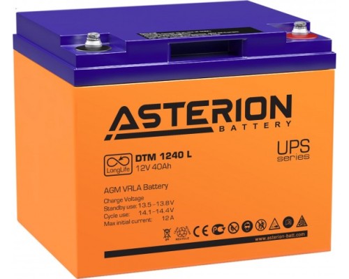 Аккумулятор ASTERION DTM 1240 L [Asterion DTM 1240 L NC]