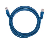 Патч-корд REXANT 02-0104-2 U/UTP, CAT 5e, RJ45-RJ45, 26AWG, LSZH, синий 2м