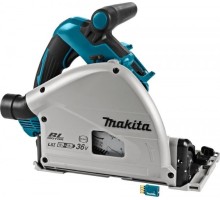 Пила циркулярная аккумуляторная MAKITA DSP 601 ZU с бесщеточным двигателем, без АКБ и ЗУ [DSP601ZU]