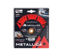 Алмазный диск универсальный METALLICA Ultra 125x22,2 мм, H=4 мм сегментный 900734