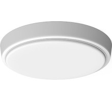 Светильник для ЖКХ светодиодный GAUSS HALL 12w 940lm 4000k кругл с оптико-акустическим сенсором 193411212-OAS