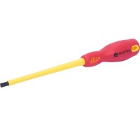 Отвертка диэлектрическая шлицевая МАСТАК 040-65150EH slotted 6,5 мм, 150 мм, держатель