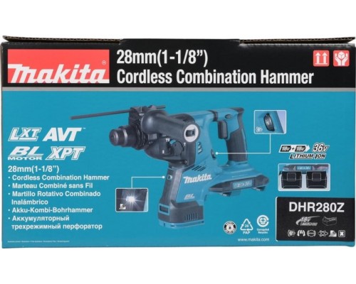 Перфоратор аккумуляторный MAKITA DHR280Z бесщеточный, без АКБ и ЗУ