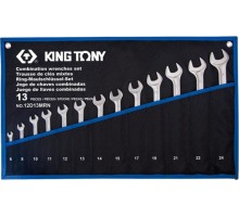 Набор комбинированных ключей KING TONY 6-24 мм чехол из теторона, 13 предметов 12D13MRN