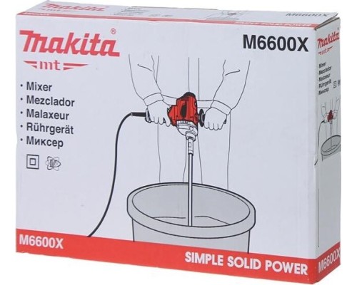 Миксер строительный сетевой MAKITA M6600X