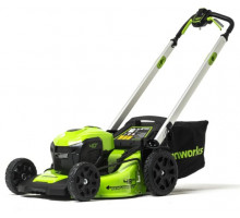 Газонокосилка аккумуляторная GREENWORKS GD40LM48SP 40V, самоходная, б/щ, АКБ 8Ач и ЗУ 2517407UH