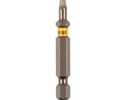 Набор бит DENZEL TORX 15х50 сталь s2, шестигранный профиль, 10 шт. [11668]